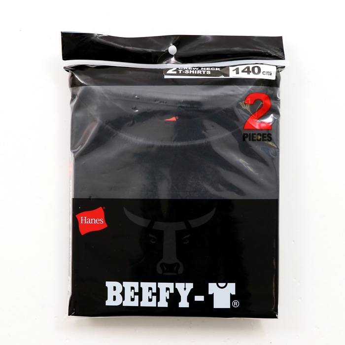 キッズ 【2枚組】 ビーフィーTシャツ 17FW BEEFY-T ヘインズ(HS8561)