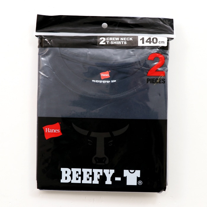 キッズ 【2枚組】 ビーフィーTシャツ 17FW BEEFY-T ヘインズ(HS8561)