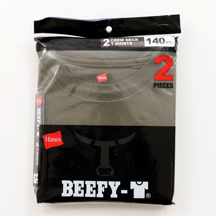 キッズ 【2枚組】 ビーフィーTシャツ 17FW BEEFY-T ヘインズ(HS8561)