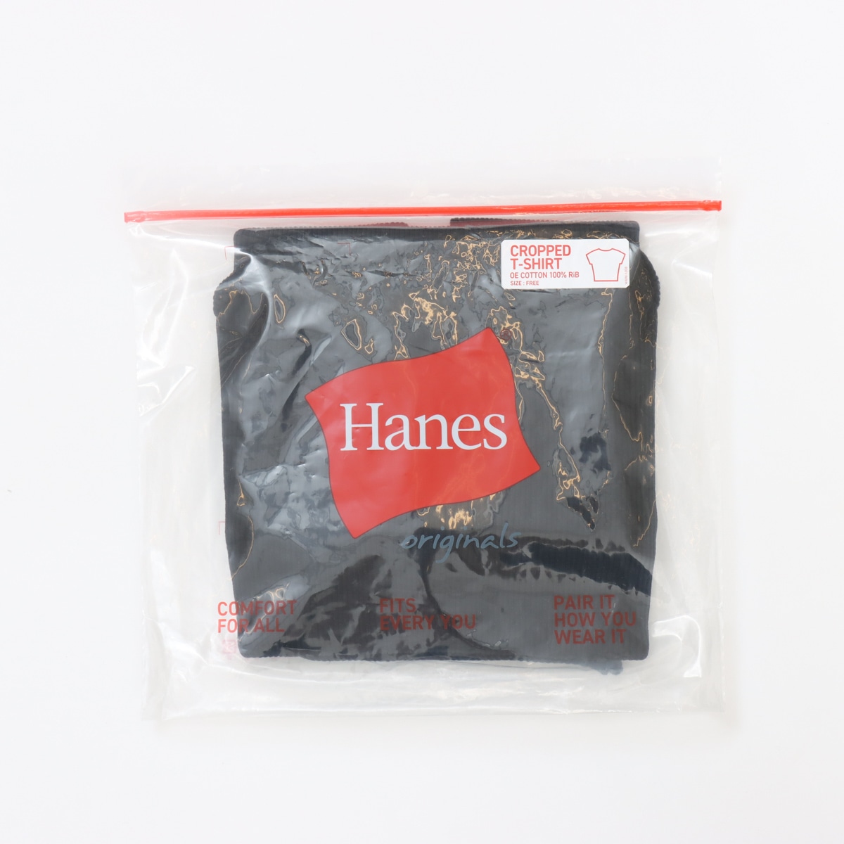 Hanes originalsクロップTシャツ 25SS ヘインズ(HW1-B101)