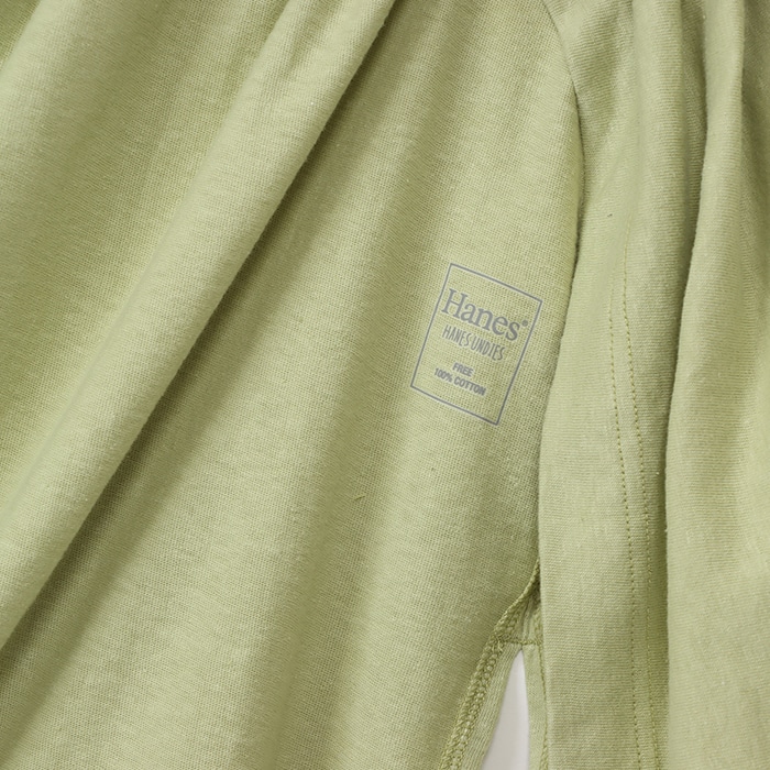 <OUTLET>リサイクルコットン2wayネックドレス HANES UNDIES ヘインズ(HW1-V305)