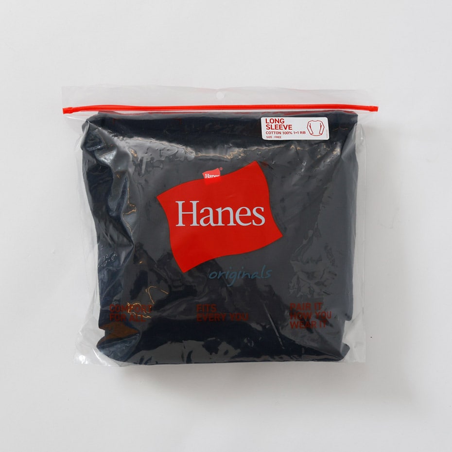 Hanes originals ロングスリーブTシャツ 25FW ヘインズ(HW4-C103)