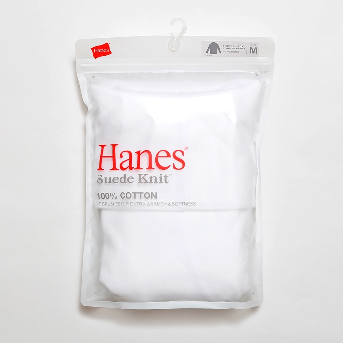 ウィメンズ クルーネックロングスリーブTシャツ 18FW スエードニット ヘインズ(HW4-L501)