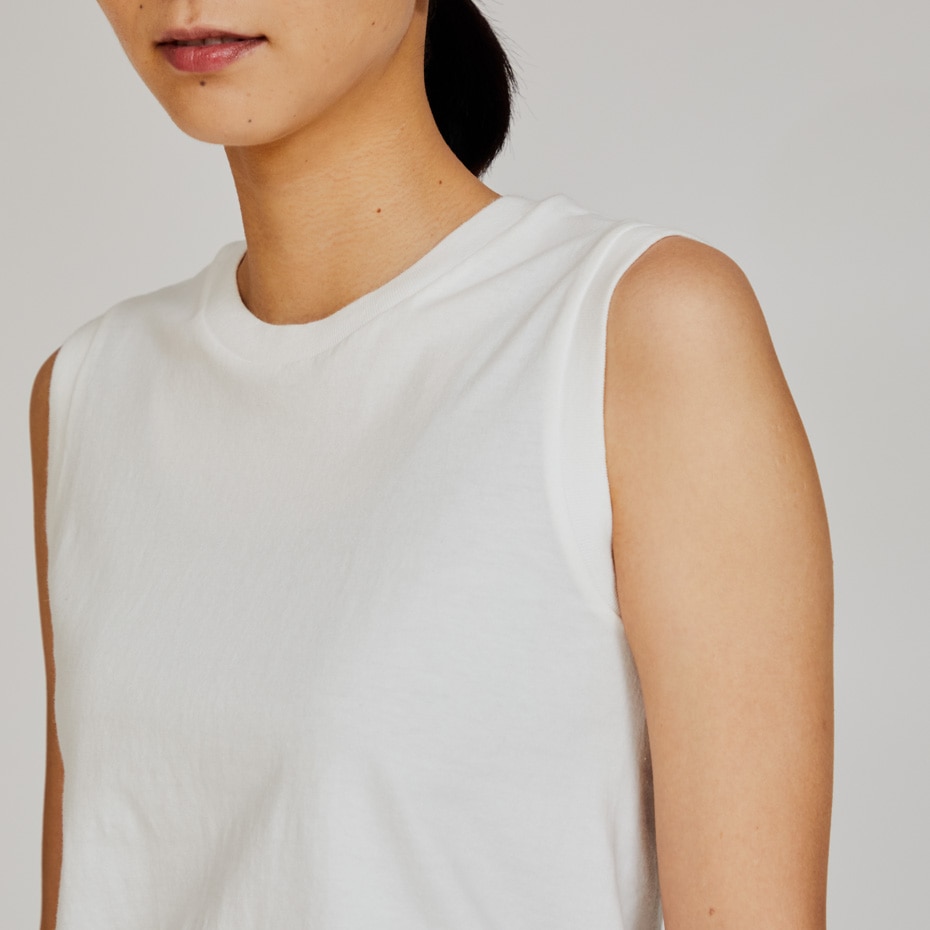 ウィメンズ ジャパンフィット【2枚組】スリーブレスTシャツ 5.3oz 19SS【春夏新作】Japan Fit for HER ヘインズ(HW5317)