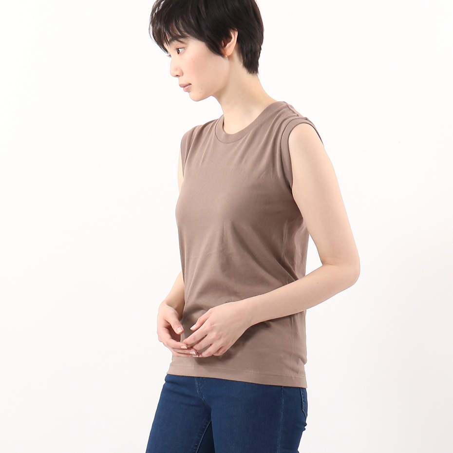 ウィメンズ ジャパンフィット【2枚組】スリーブレスTシャツ 5.3oz 20FW Japan Fit for HER ヘインズ(HW5327)