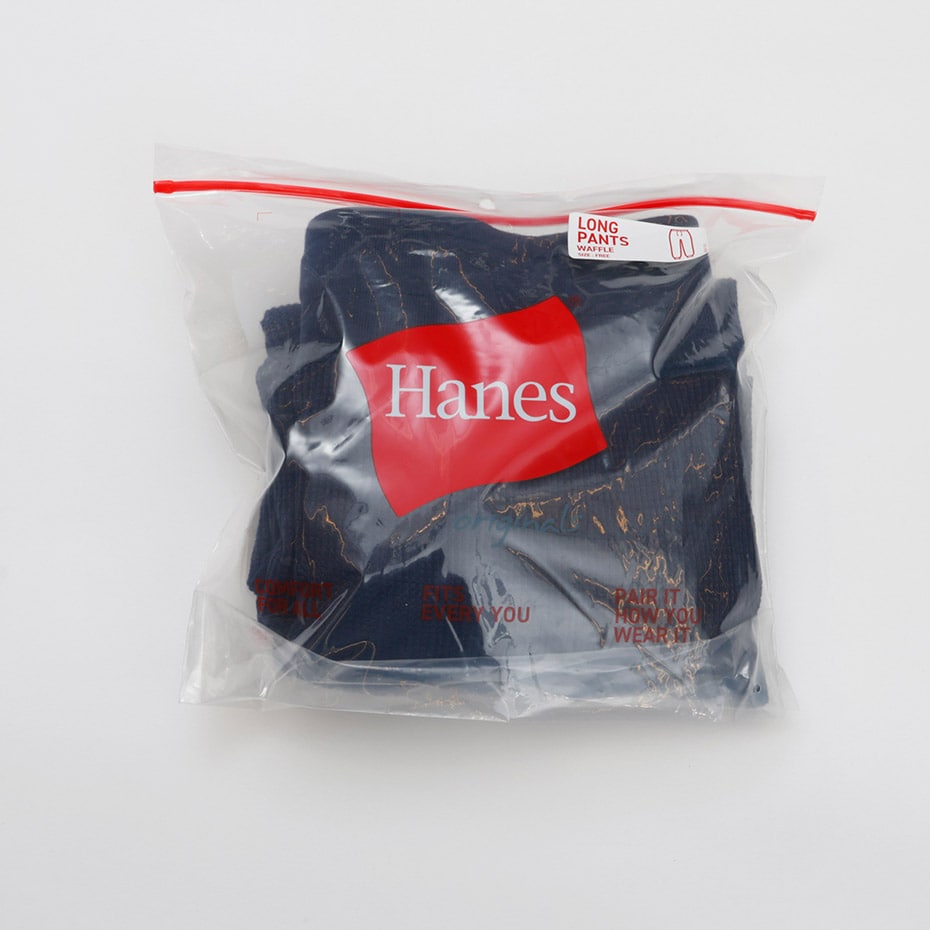 Hanes originals ワッフルロングパンツ 25FW ヘインズ(HW9-C503)