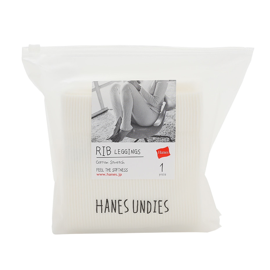 ウィメンズ リブ レギンス 20FW Hanes UNDIES ヘインズ(HW9-S501)