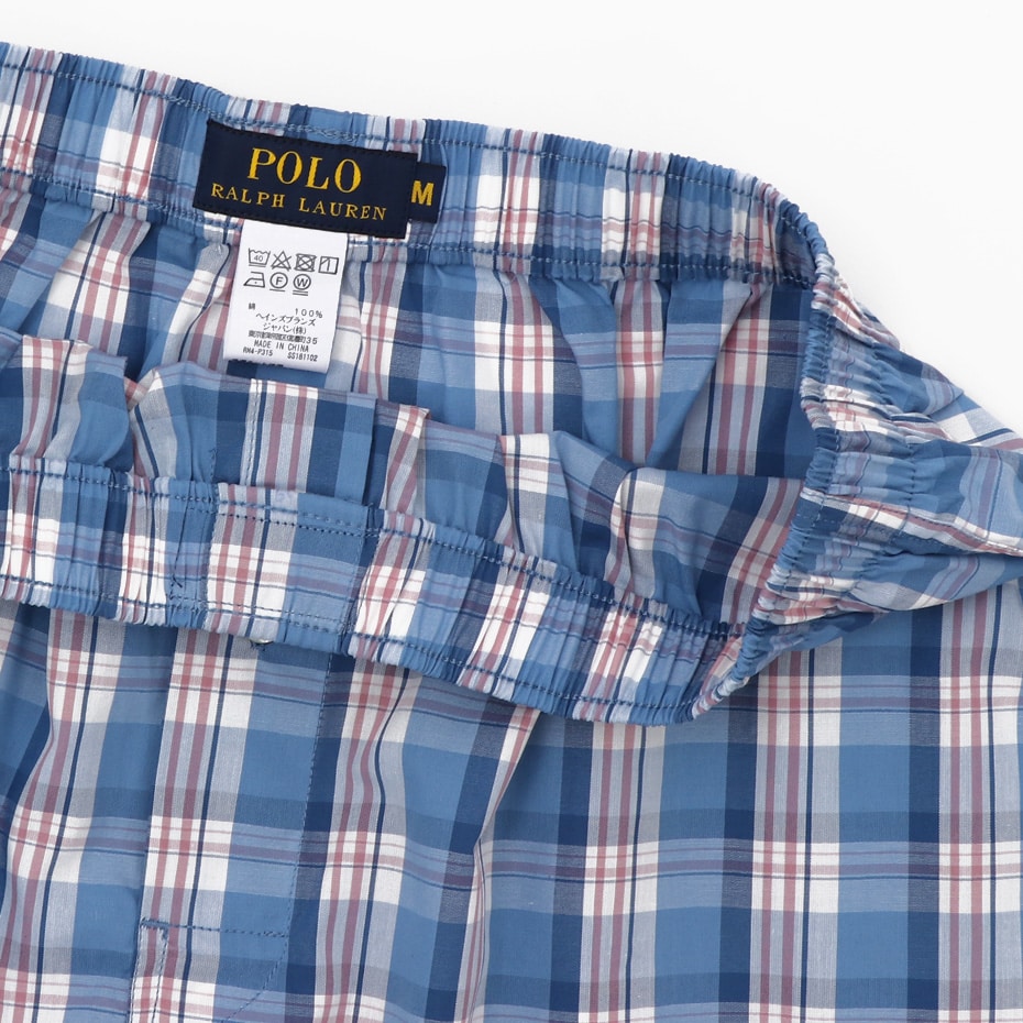 Vineyard Plaid トランクス ポロ ラルフ ローレン【前開き】(RM4-P315)