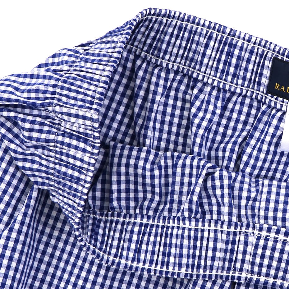 Blue Mini Gigham トランクス 20SS ポロ ラルフ ローレン【前開き】(RM4-Q301)
