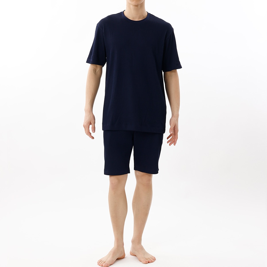 ニットシアサッカー クルーネック 25SS ポロ ラルフ ローレン (RM8-B207)