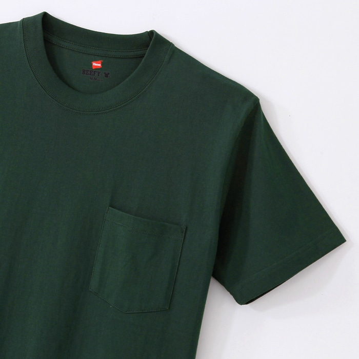 ビーフィーポケットTシャツ 20SS BEEFY-T ヘインズ(H5190)
