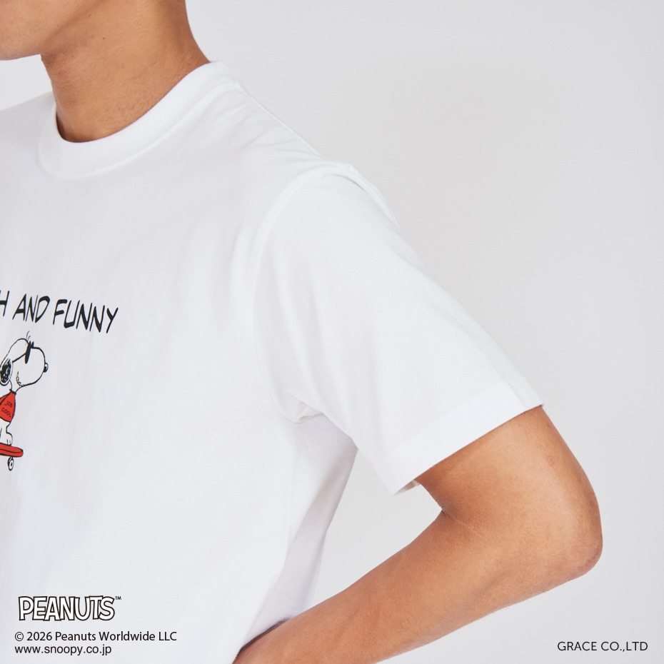 PEANUTS x BEEFY-T �N���[�l�b�NT�V���c 26SS BEEFY-T �w�C���Y(HM1-D002)