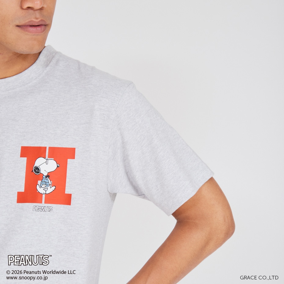 PEANUTS x BEEFY-T �N���[�l�b�NT�V���c 26SS BEEFY-T �w�C���Y(HM1-D003)