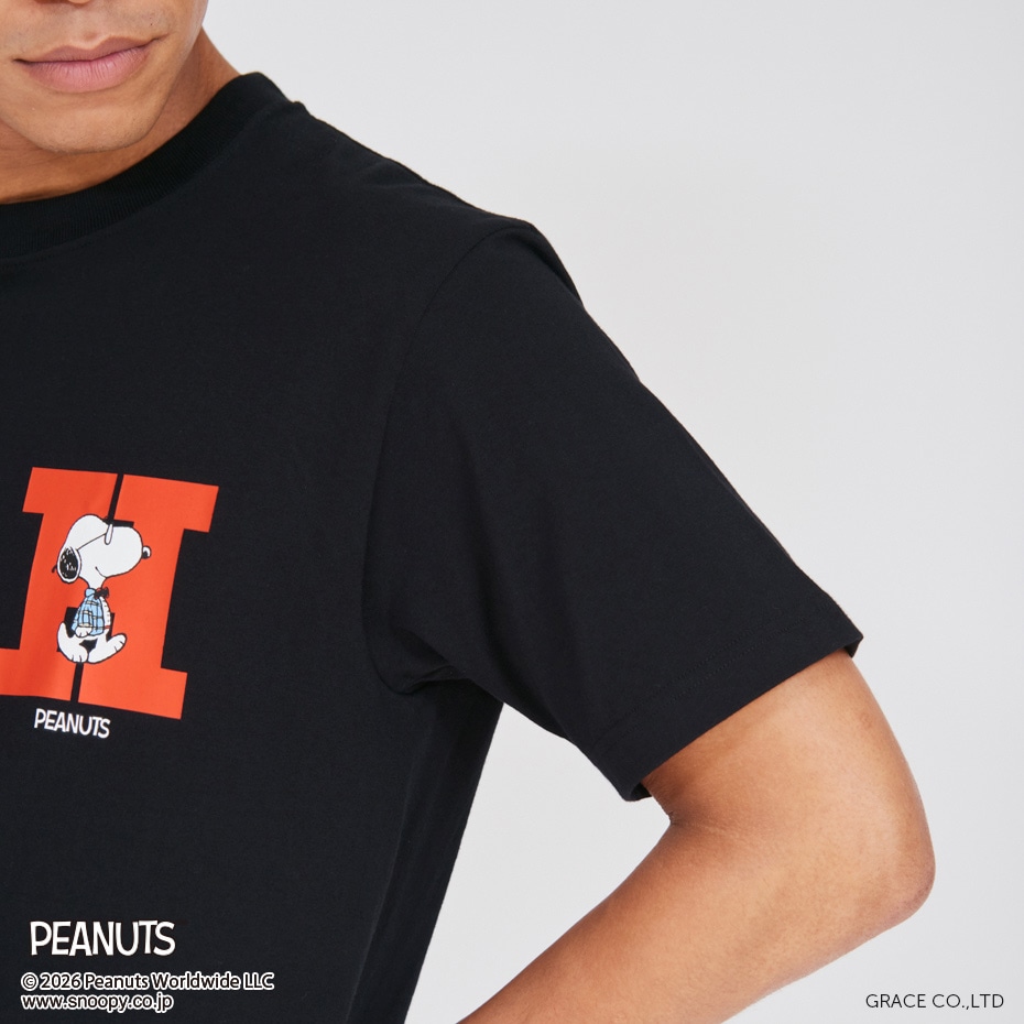 PEANUTS x BEEFY-T �N���[�l�b�NT�V���c 26SS BEEFY-T �w�C���Y(HM1-D003)