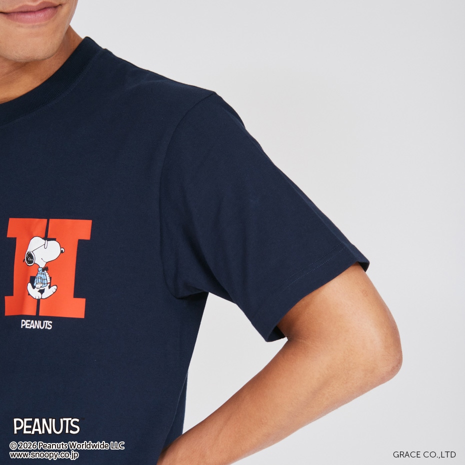 PEANUTS x BEEFY-T �N���[�l�b�NT�V���c 26SS BEEFY-T �w�C���Y(HM1-D003)