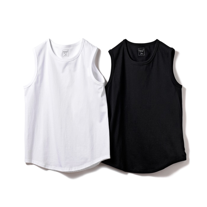 ウィメンズ スリーブレスTシャツ 19SS Hanes Undies ヘインズ(HW3-M201)
