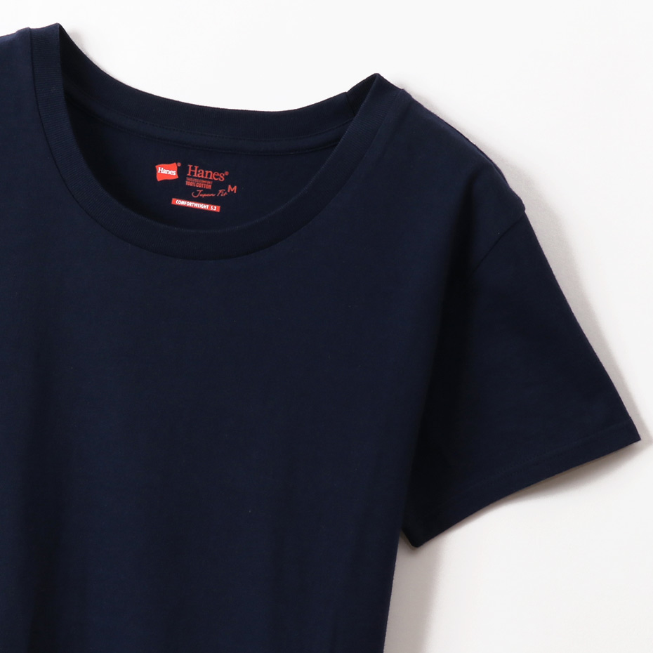 ウィメンズ ジャパンフィット【2枚組】クルーネックTシャツ 5.3oz 20SS Japan Fit for HER ヘインズ(HW5320)