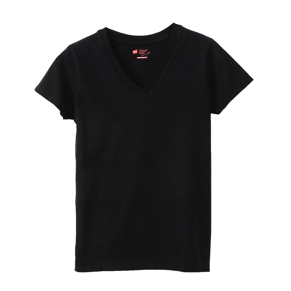 ウィメンズ ジャパンフィット【2枚組】VネックTシャツ 5.3oz 19FW Japan Fit for HER ヘインズ(HW5325)