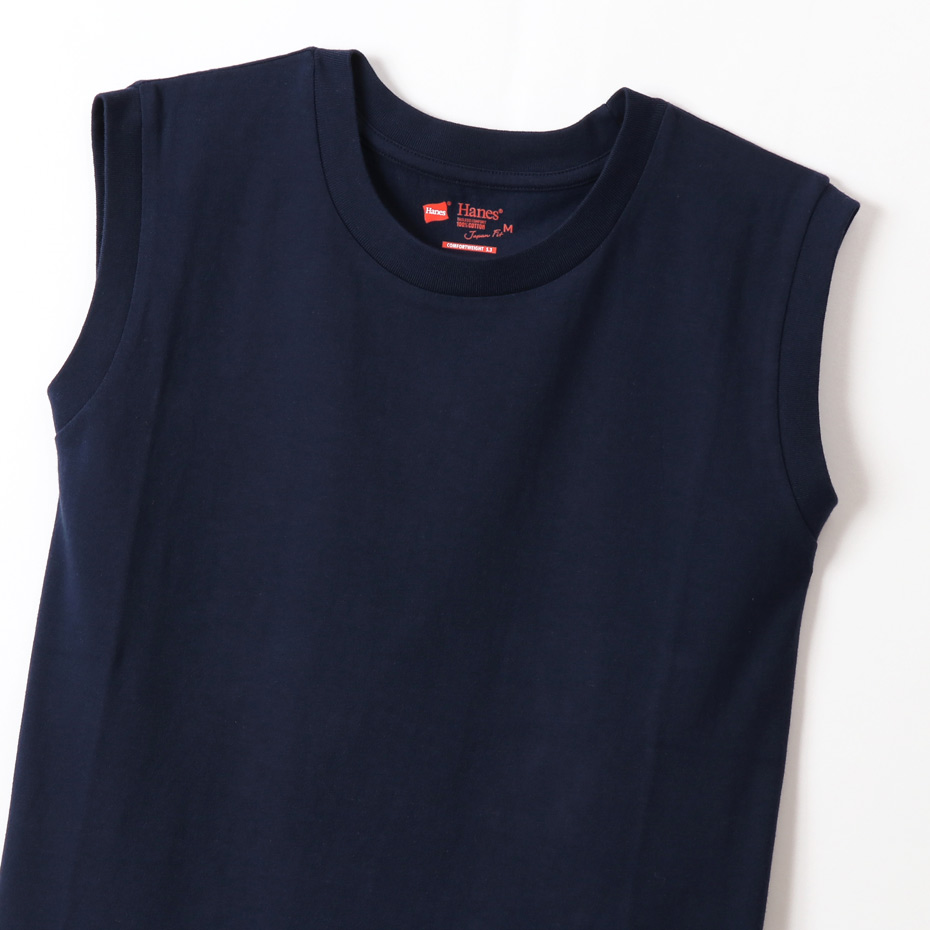 ウィメンズ ジャパンフィット【2枚組】スリーブレスTシャツ 5.3oz 20FW Japan Fit for HER ヘインズ(HW5327)