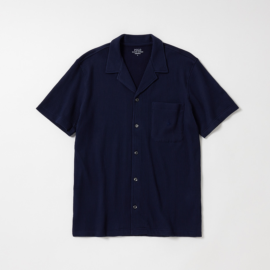ニットシアサッカー PJトップ 25SS ポロ ラルフ ローレン (RM8-B208)