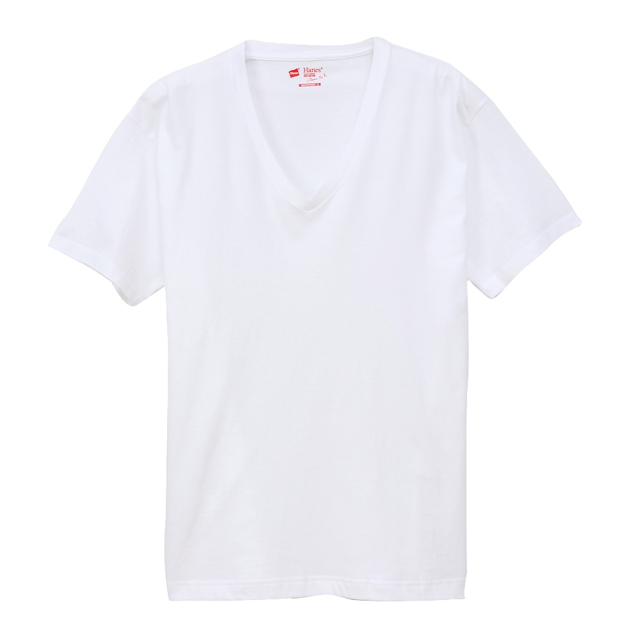 ジャパンフィット【2枚組】VネックTシャツ 5.3oz 20FW Japan Fit ヘインズ(H5315)