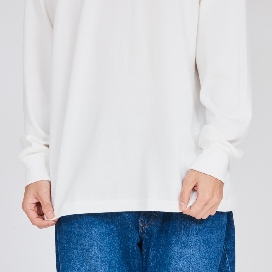 Hanes T-SHIRTS SHIRO �N���[�l�b�N�����O�X���[�uT�V���c 25FW �w�C���Y(HM4-A201)