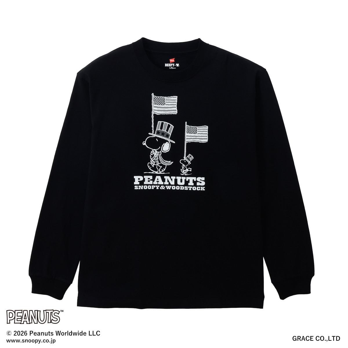 PEANUTS×BEEFY-T �����O�X���[�uT�V���c