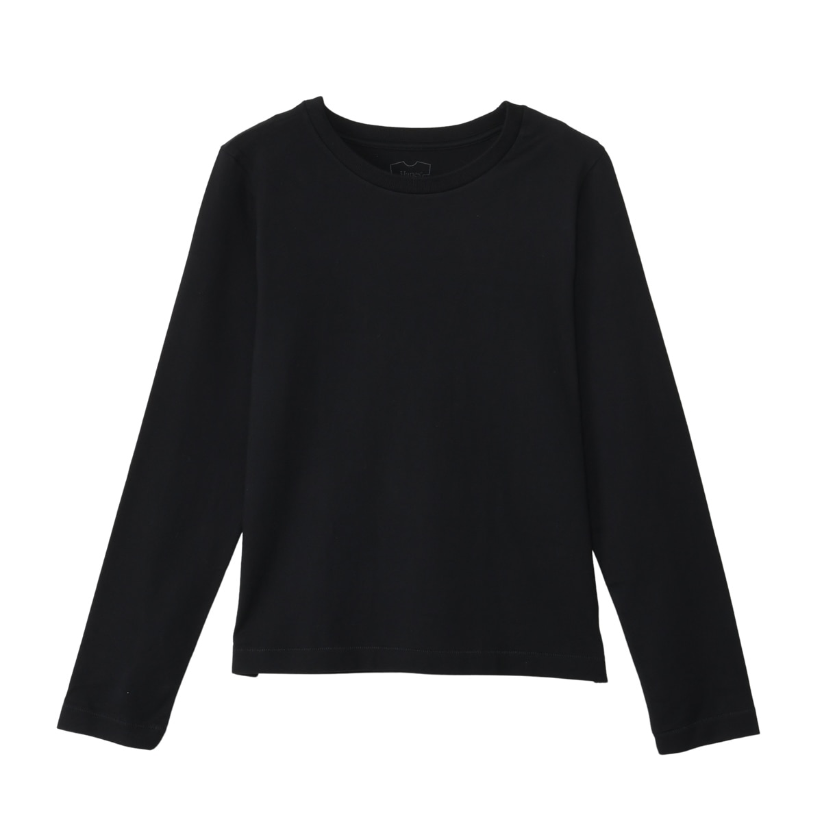Hanes T-SHIRTS KURO for HER �N���[�l�b�N�����O�X���[�uT�V���c