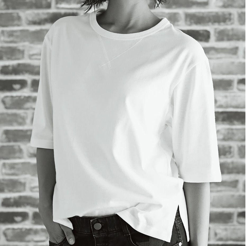 ウィメンズ Elbow-length 【5分丈】 Tシャツ 19SS【春夏新作】Hanes Undies ヘインズ(HW4-P201)