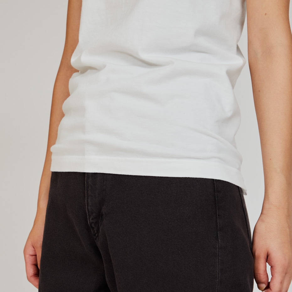 ウィメンズ ジャパンフィット【2枚組】スリーブレスTシャツ 5.3oz 19FW Japan Fit for HER ヘインズ(HW5317)