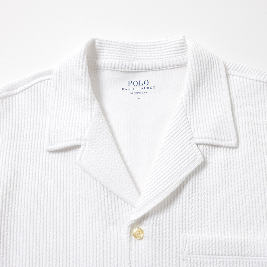 ニットシアサッカー PJトップ 25SS ポロ ラルフ ローレン (RM8-B208)