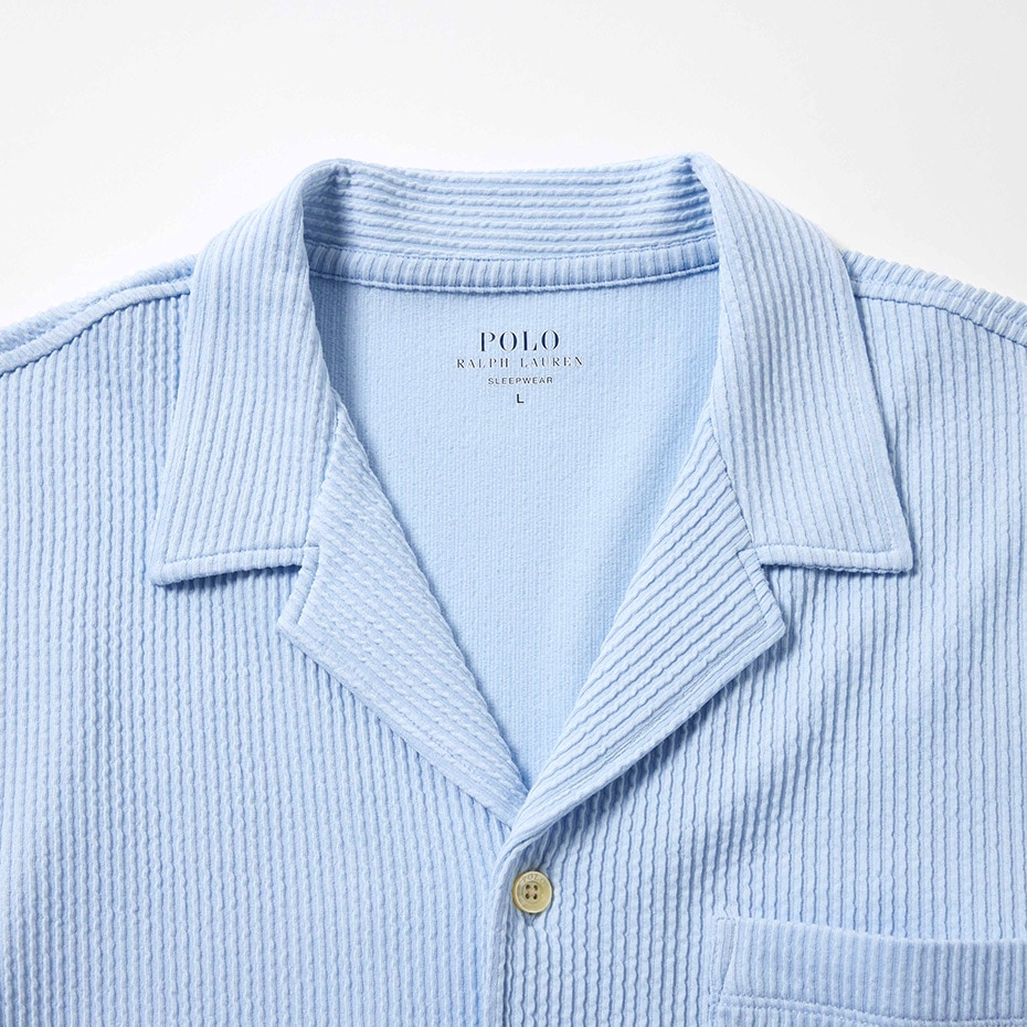 ニットシアサッカー PJトップ 25SS ポロ ラルフ ローレン (RM8-B208)