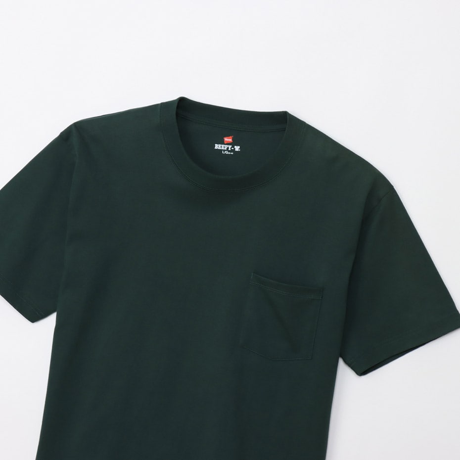 ビーフィーポケットTシャツ 20SS BEEFY-T ヘインズ(H5190)