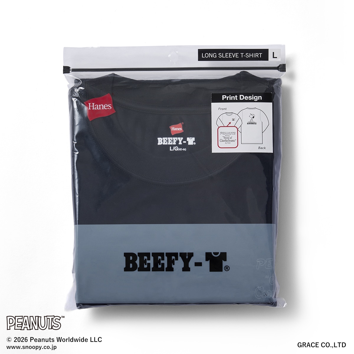 PEANUTS×BEEFY-T �����O�X���[�uT�V���c
