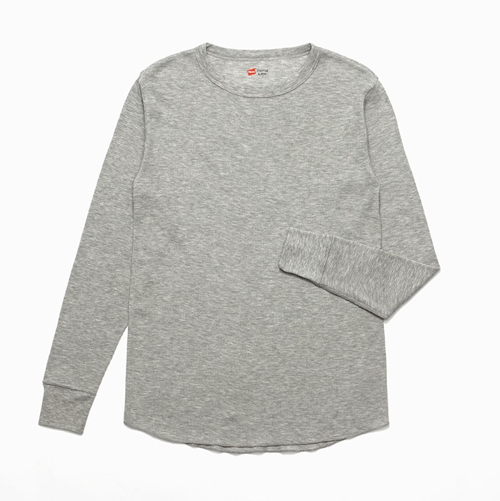 サーマルクルーネックロングスリーブTシャツ 17FW ヘインズ(HM4-G501)