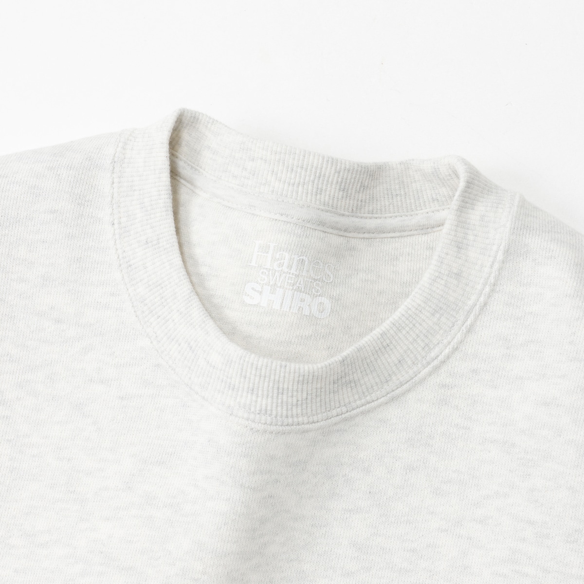 Hanes SWEATS SHIRO �N���[�l�b�N�X�E�F�b�g�V���c