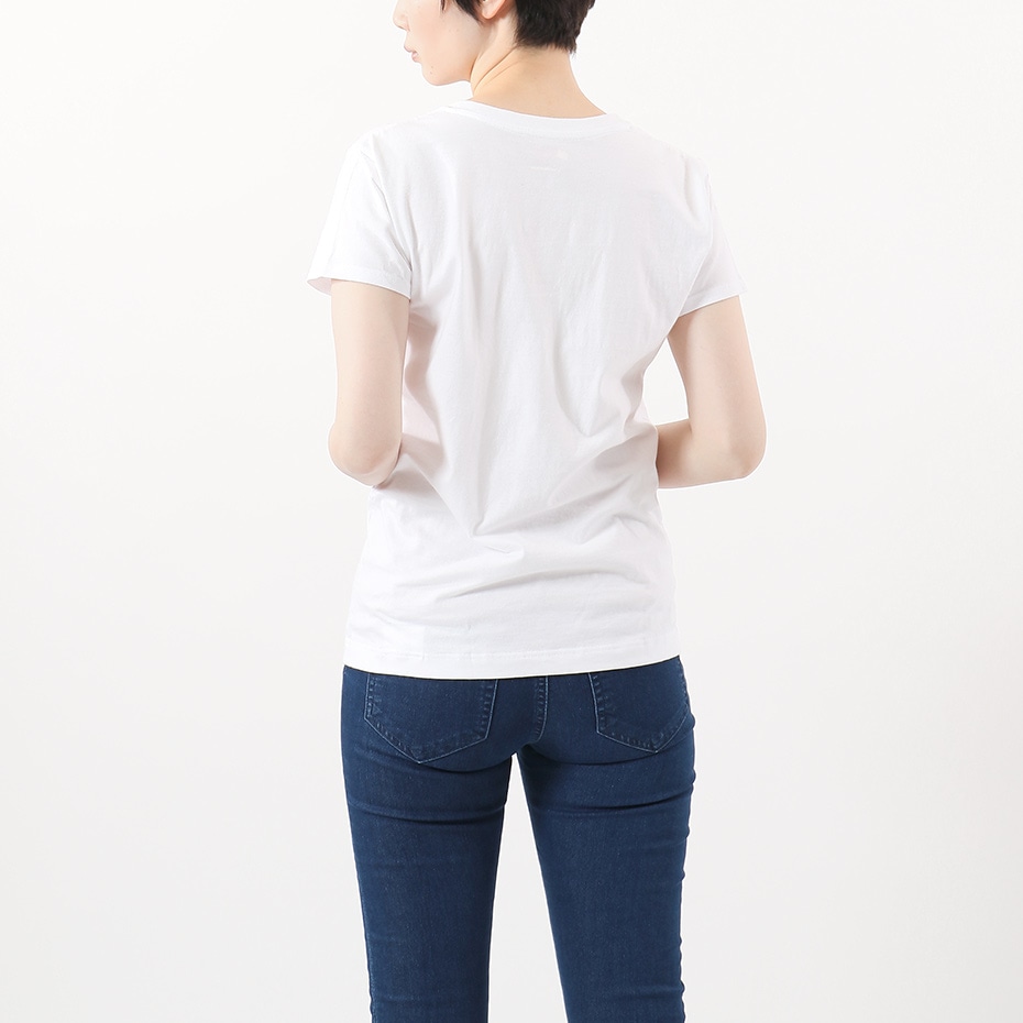 ウィメンズ ジャパンフィット【2枚組】VネックTシャツ 5.3oz 19FW Japan Fit for HER ヘインズ(HW5325)