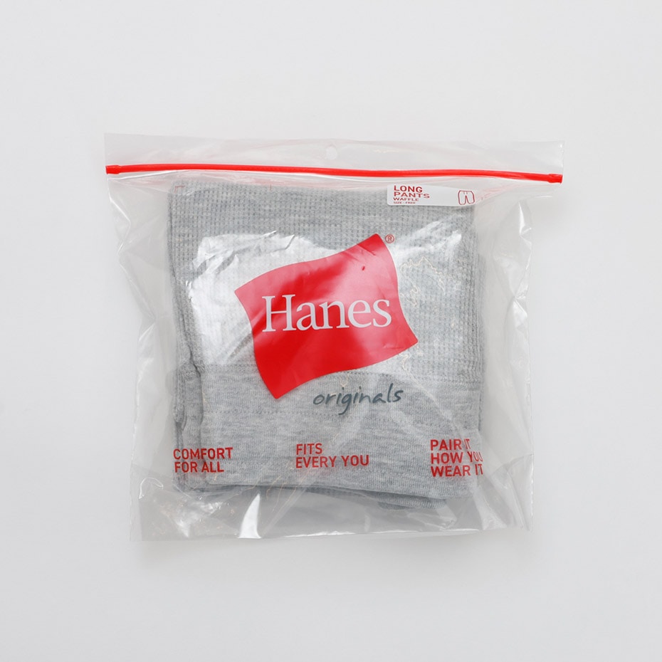 Hanes originals ワッフルロングパンツ 25FW ヘインズ(HW9-C503)