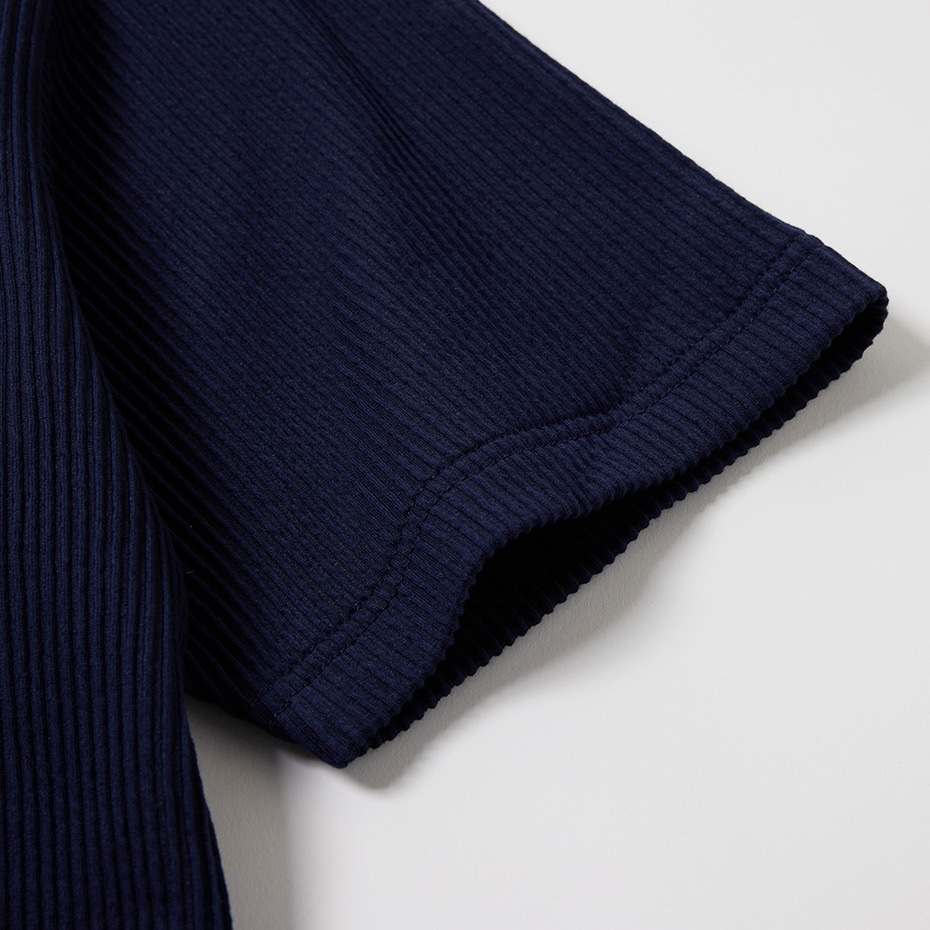 ニットシアサッカー クルーネック 25SS ポロ ラルフ ローレン (RM8-B207)