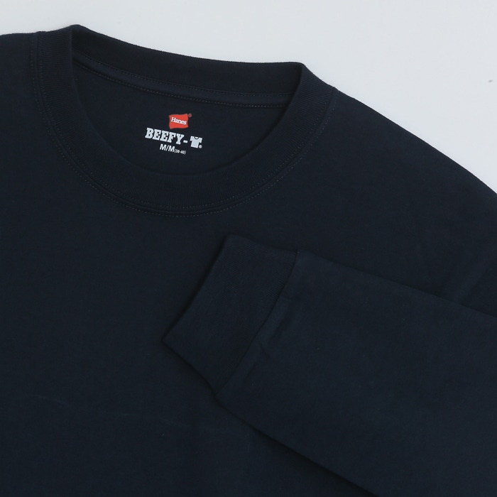 ビーフィーロングスリーブTシャツ 18SS BEEFY-T ヘインズ(H5186)