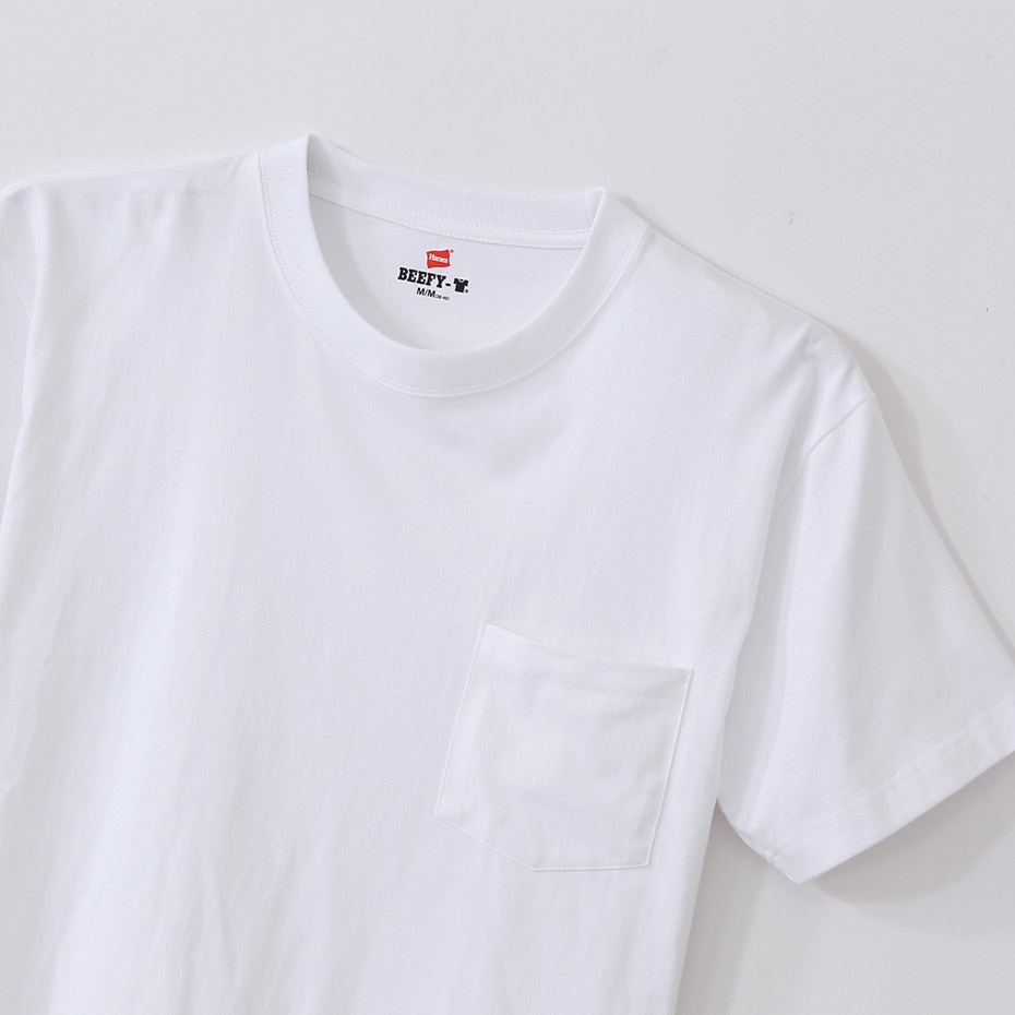 ビーフィーポケットTシャツ 18SS BEEFY-T ヘインズ(H5190)