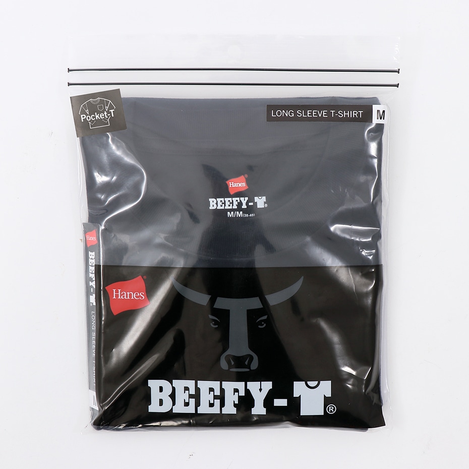 BEEFY-T ロングスリーブポケットTシャツ 25SS BEEFY-T ヘインズ(H5196)