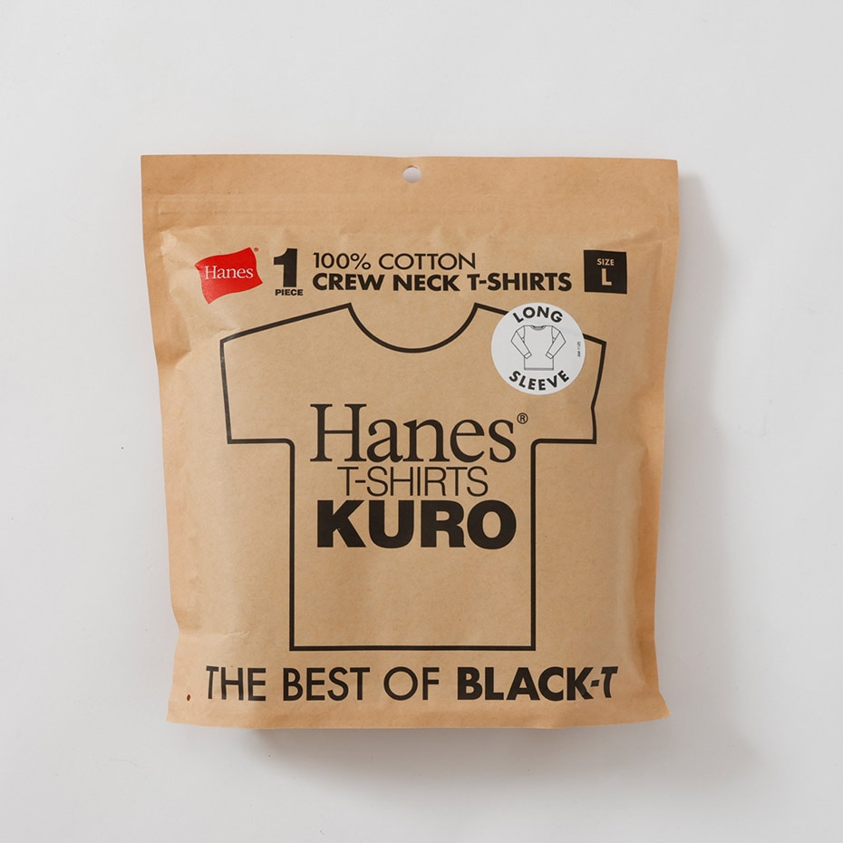 Hanes T-SHIRTS KURO N[lbNOX[uTVc 25FW wCY(HM4-C201)