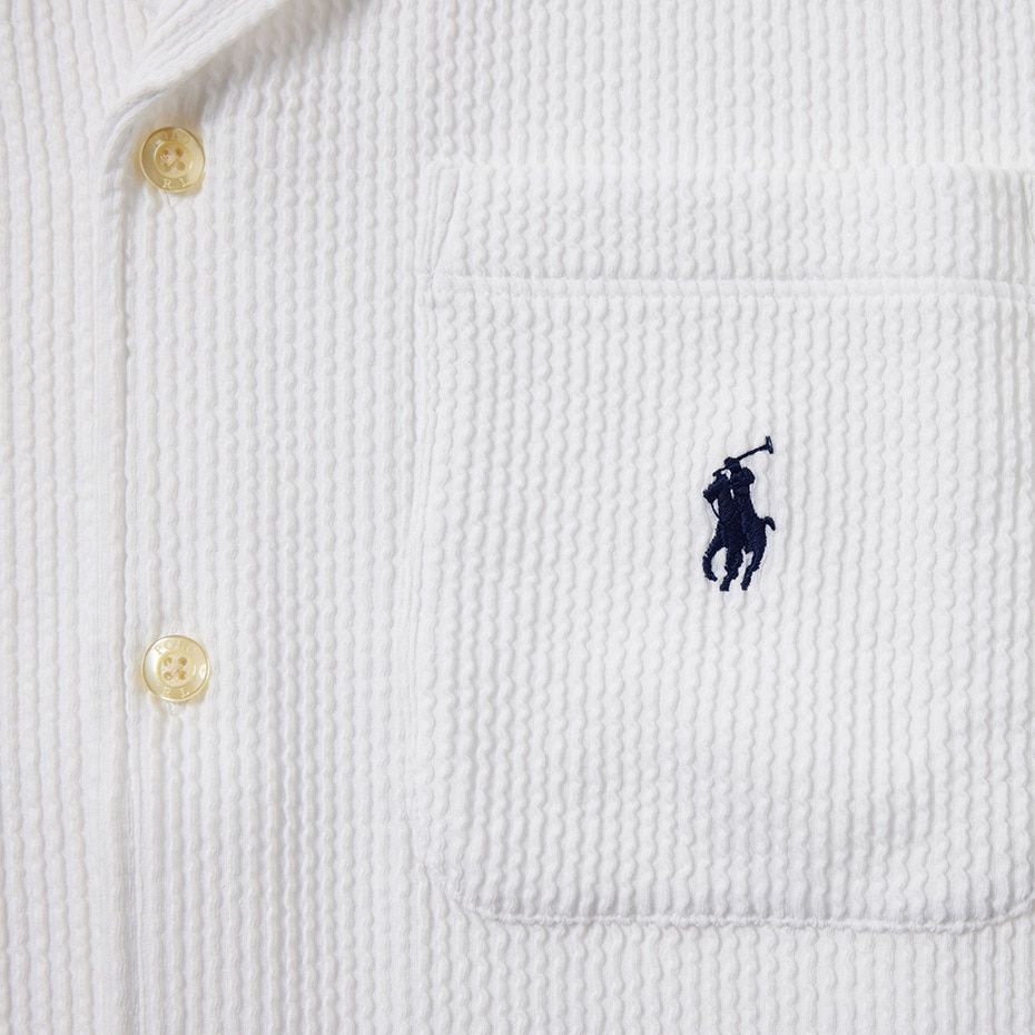 ニットシアサッカー PJトップ 25SS ポロ ラルフ ローレン (RM8-B208)