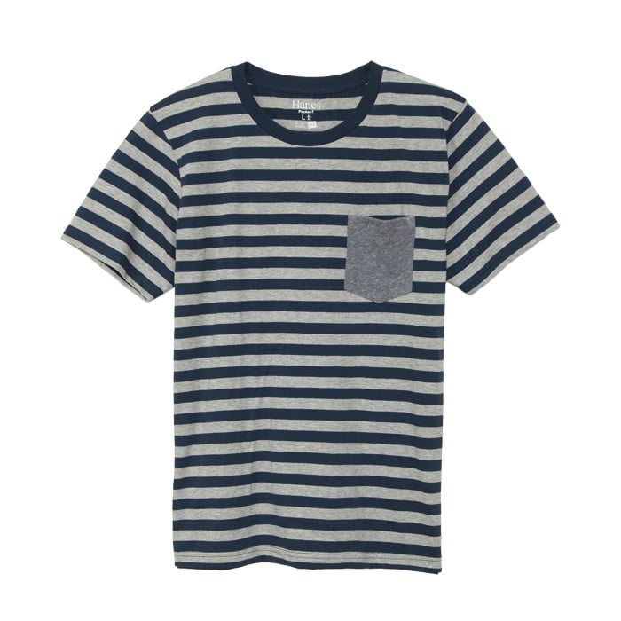 ボーダーポケットTシャツ 15FW ヘインズカジュアル ヘインズ(H3-C302)