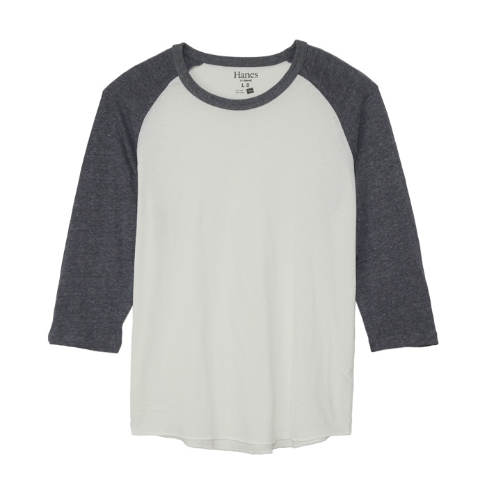 3/4スリーブ【7分袖】ラグランTシャツ 15FW ヘインズカジュアル ヘインズ(H3-C401)