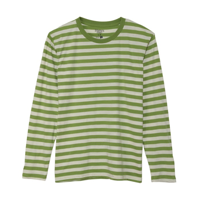 ボーダーロングスリーブTシャツ 15FW ヘインズカジュアル ヘインズ(H3-C402)