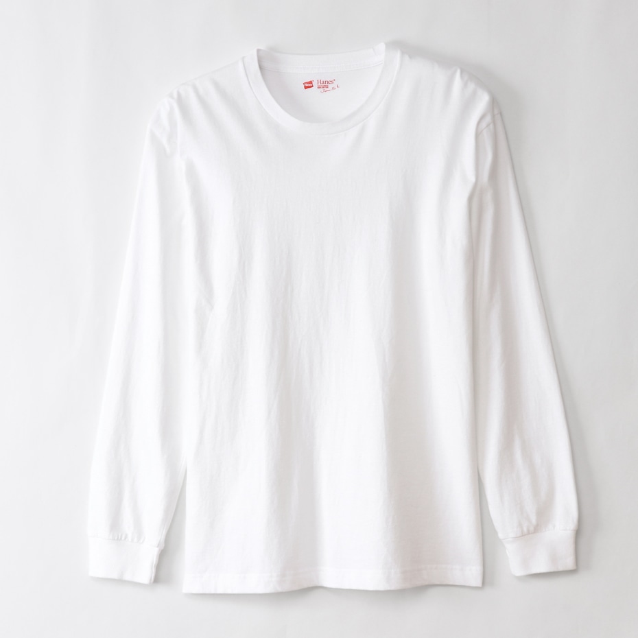 ジャパンフィット【2枚組】クルーネック長袖Tシャツ 18FW Japan Fit ヘインズ(H5420)