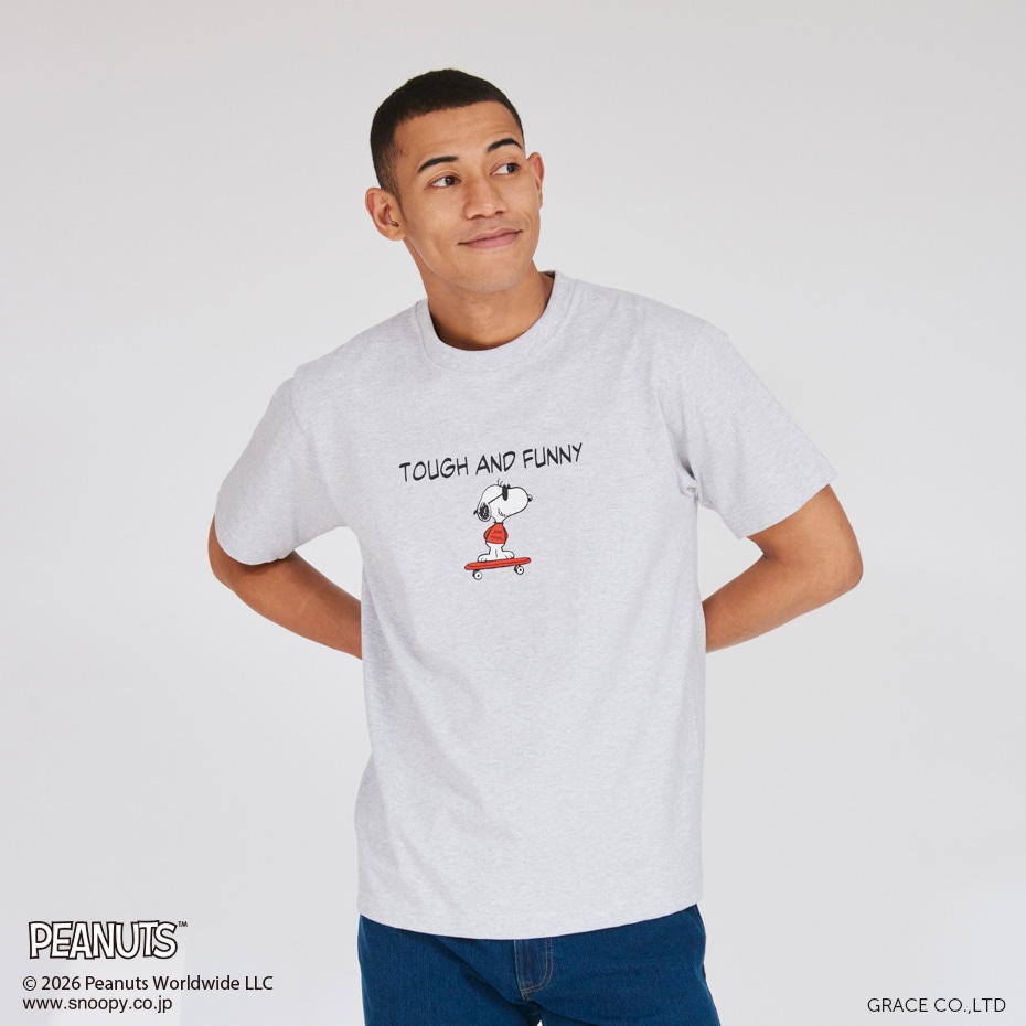 PEANUTS x BEEFY-T �N���[�l�b�NT�V���c 26SS BEEFY-T �w�C���Y(HM1-D002)