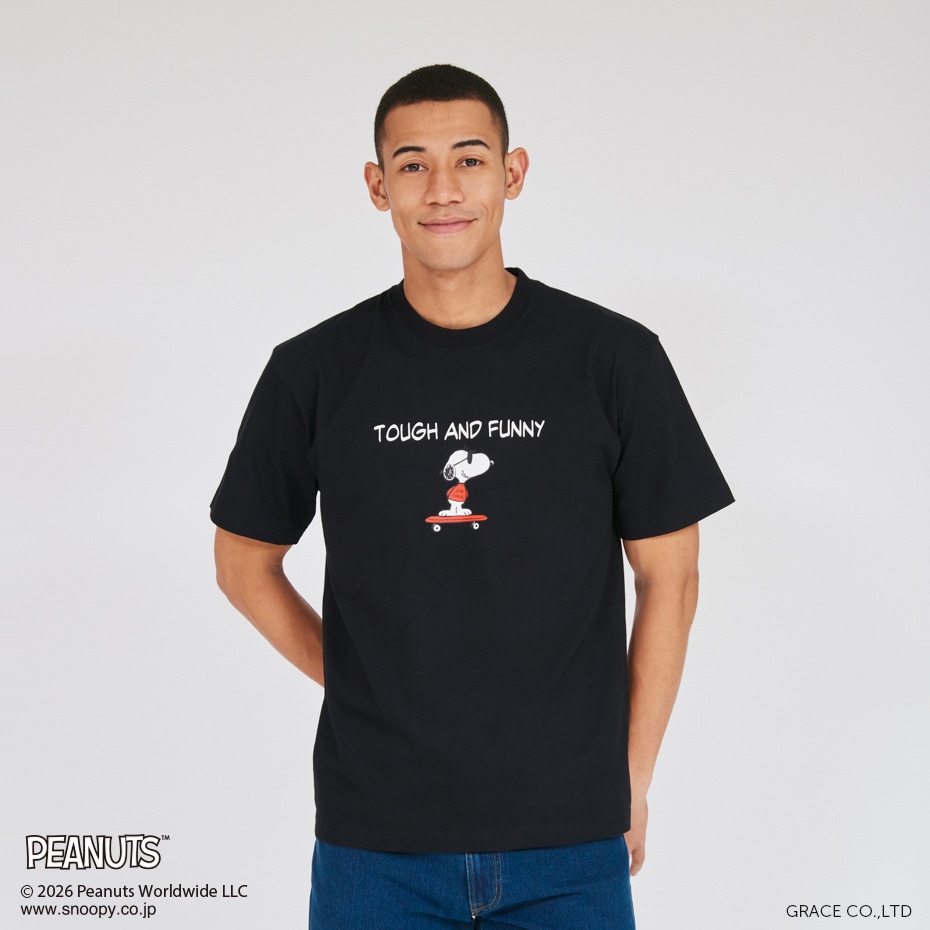 PEANUTS x BEEFY-T �N���[�l�b�NT�V���c 26SS BEEFY-T �w�C���Y(HM1-D002)